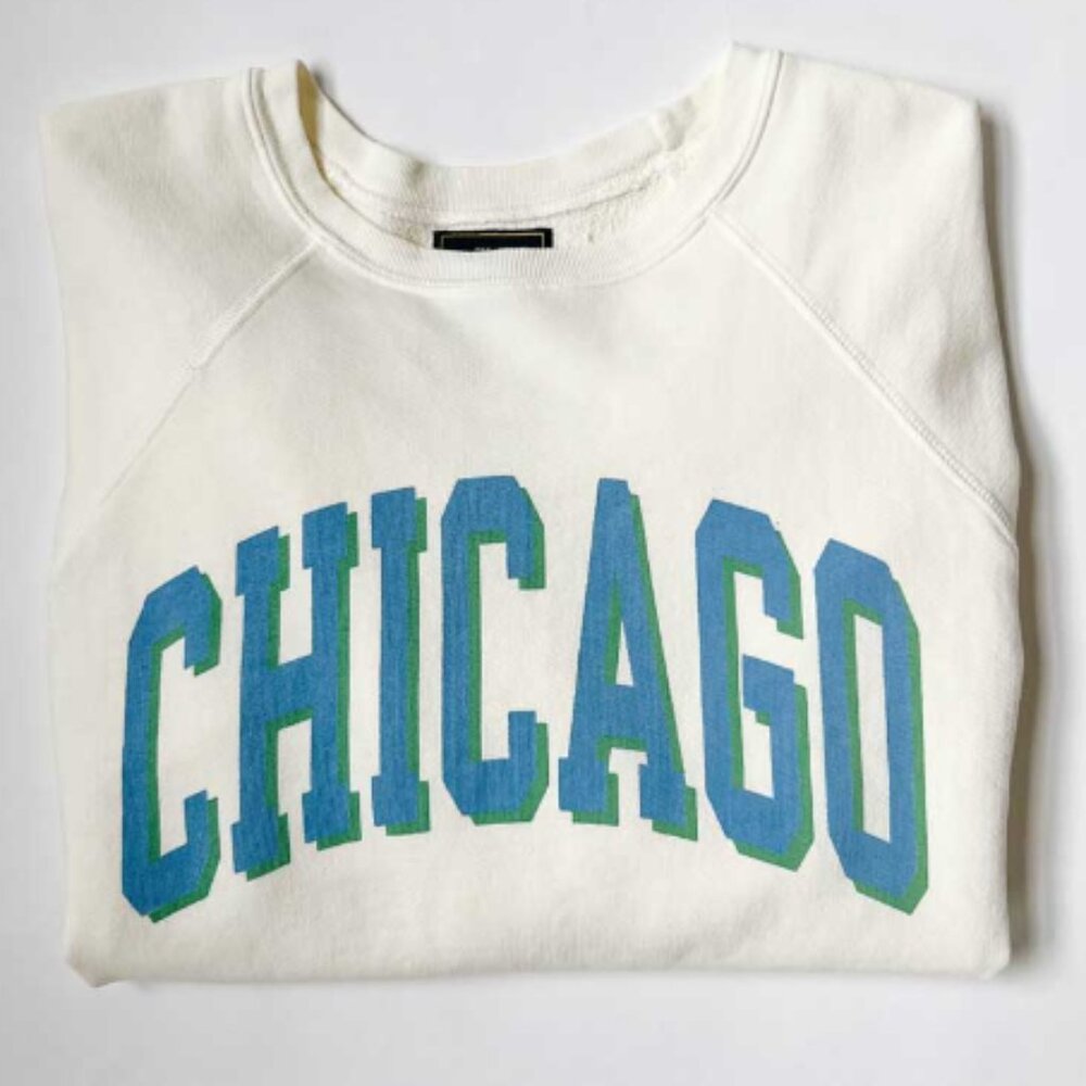 Chicago Classic Crewneck Sweatshirt - Blue & Green